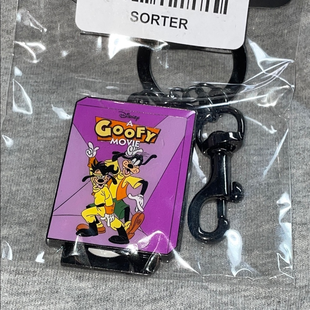 Disney Loungefly A Goofy Movie VHS keychain